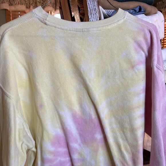 VINTAGE OUTFITTER TRADING WOMENS MEDIUM CREWNECK SWEATSHIRT TYE-DYED LAKE TAHOE - Picture 5 of 6